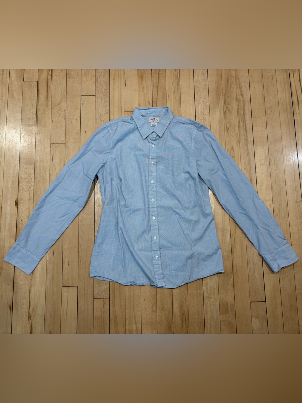 J. Crew haberdashery striped blue Button-Down Shirt